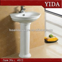 ceramic toilet set _hot sale pedestal basin_bathroom toilet