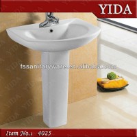 hotel pedestal basin_ ceramic wash basin_SASO basin_ceramic color basin_hotel pedestal sink_pedstal basin