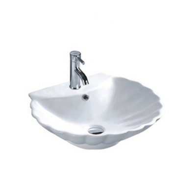 Ceramic Toilet Sinks Bathroom Shell Shaped Bathroom Sink